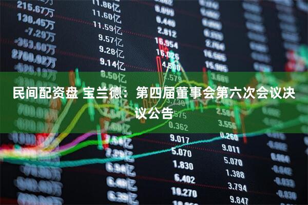 民间配资盘 宝兰德：第四届董事会第六次会议决议公告