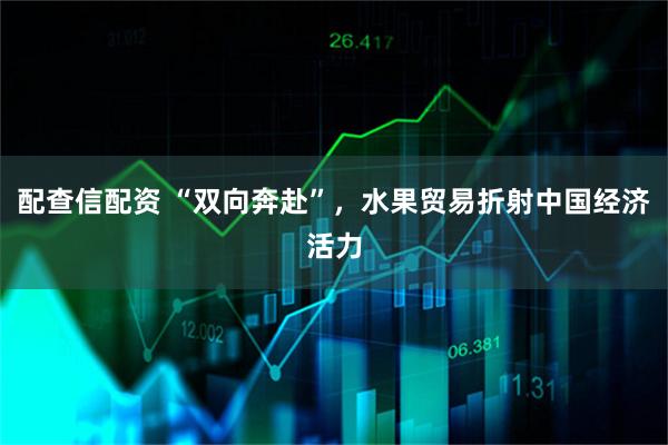 配查信配资 “双向奔赴”，水果贸易折射中国经济活力